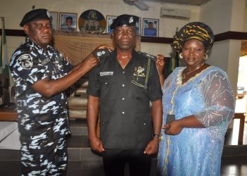 CP DECORATES NEWLY PROMOTED POLICE OFFICERS IN ADAMAW