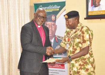 NYSC DG, LCCN Archbishop Commend 23 Brigade Commander for Strengthening Security in Adamawa