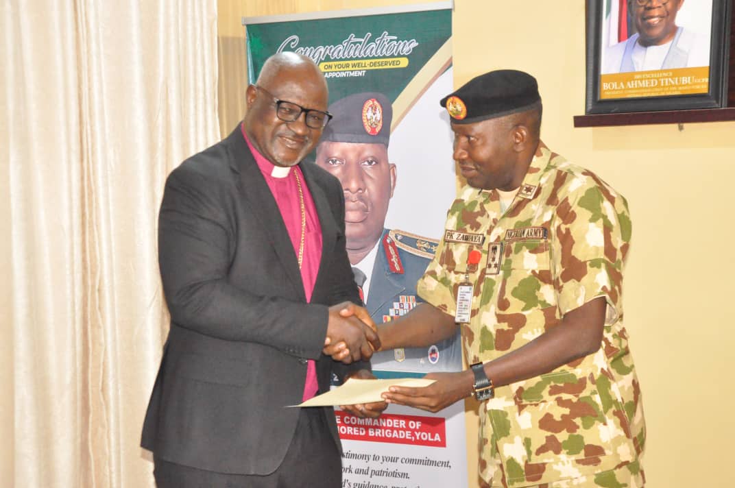 NYSC DG, LCCN Archbishop Commend 23 Brigade Commander for Strengthening Security in Adamawa