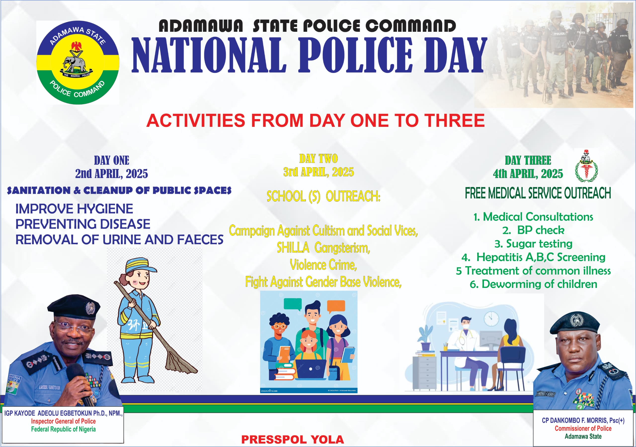 NATIONAL POLICE WEEK: ADAMAWA CP CONVENED SECURITY MEETING WITH STAKEHOLDERS