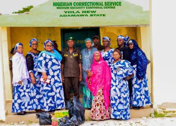 Adamawa:FASA assists inmates of Correctional Facility with hygiene materials